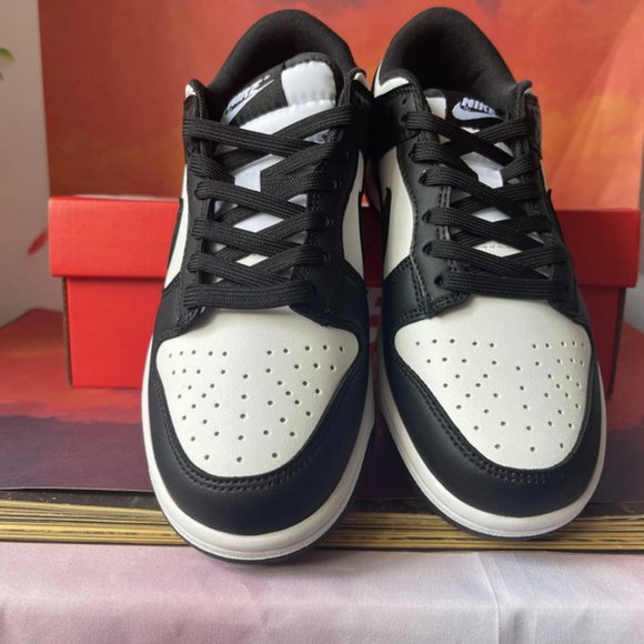 Nike Dunk Low Black White “Panda” Athletic Sneakers - Picture 2 of 5